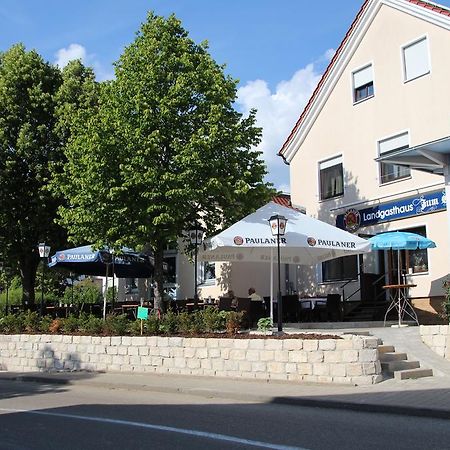Stempfle'S Landgasthaus Zum Kreuz Unterschneidheim Esterno foto